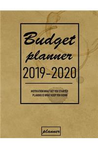 Budget Planner 2019 - 2020