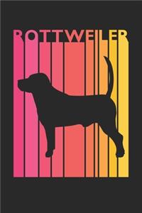 Rottweiler Journal - Vintage Rottweiler Notebook - Gift for Rottweiler Lovers