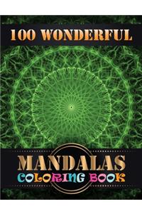 100 Wonderful Mandalas Coloring Book