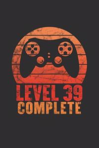 Level 39 Complete