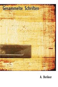Gesammelte Schriften