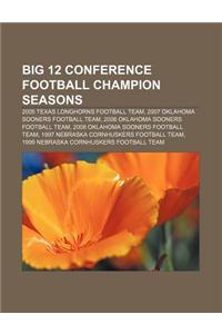 Big 12 Conference Football Champion Seasons