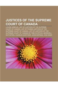 Justices of the Supreme Court of Canada