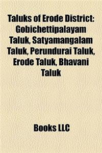 Taluks of Erode District