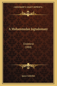 A Muhammedan Jogtudomany