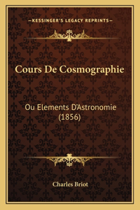 Cours De Cosmographie