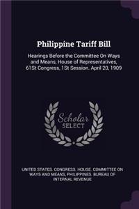 Philippine Tariff Bill