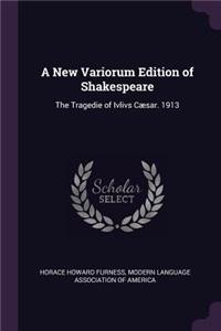 New Variorum Edition of Shakespeare
