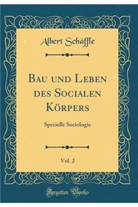 Bau und Leben des Socialen Körpers, Vol. 2: Specielle Sociologie (Classic Reprint)