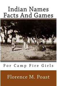 Indian Names Facts And Games