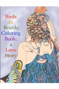 Birds in Beards Coloring Book