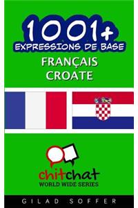 1001+ Expressions de Base Français - croate