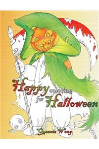 Happy coloring for Halloween