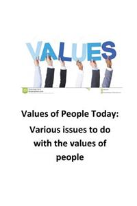 Values of People Today