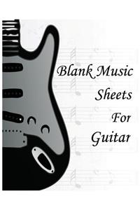 Blank Sheet Music for Guitar