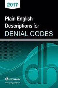2017 Plain English Descriptions for Denial Codes