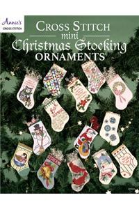 Cross Stitch Mini Christmas Stocking Ornaments