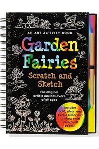 Sketch and Scratch Flower Fairies