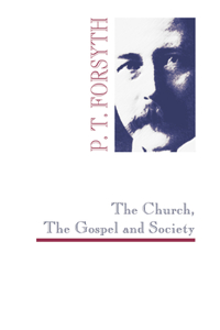 Church, The Gospel and Society
