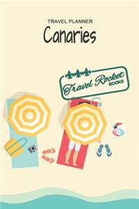 Canaries - Travel Planner - TRAVEL ROCKET Books