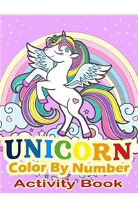 Unicorn Color By Number Activity Book