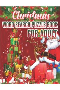 Christmas Word Search Puzzle book For Adult