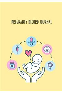 Pregnancy record Journal. Track every stage of your pregnancy.