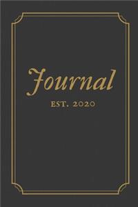 2020 Journal, Blank Lined, Diary for Thoughts, Ideas, Dreams