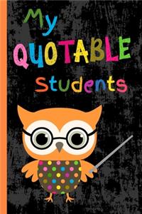 My Quotable Students