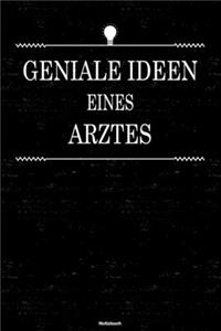 Geniale Ideen eines Arztes Notizbuch