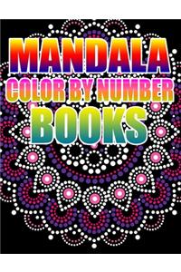 Mandala Color by Number Books