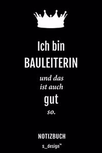 Notizbuch für Bauleiter / Bauleiterin