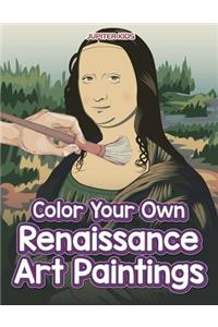 Color Your Own Renaissance Art Paintings