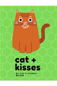 cat + kisses