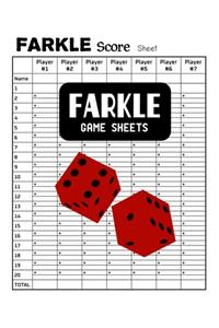 Farkle Game Sheets