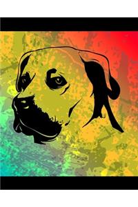 Labrador Retriever Color Burst Notebook