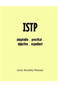ISTP Monthly Planner