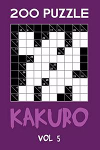 200 Puzzle Kakuro Vol 5