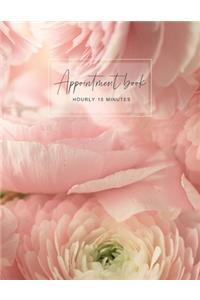 Appointment book hourly 15 minutes