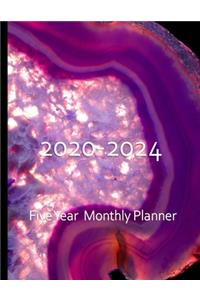 2020-2024 Five Year Monthly Planner