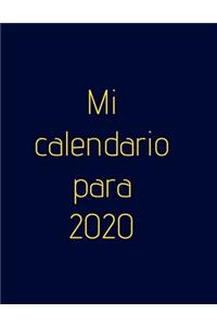 mi calendario para 2020 - ¡planificador semanal!