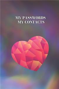 My Passwords My Contacts