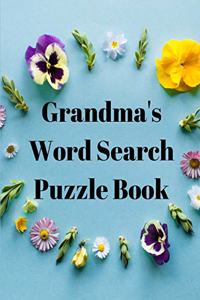 Grandma's Word Search Puzzle Book