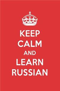 Keep Calm and Learn Russian: Russian Designer Notebook