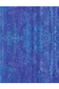 Notebook: Blue Marble Design Cover - Blank Journal / Sketch / Drawing Book - 8.5 X 11 Paper - Unlined Notebook / Journal - 100 Pages