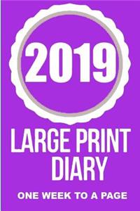 2019 Large Print Diary