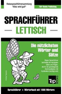 Sprachführer Deutsch-Lettisch und Kompaktwörterbuch mit 1500 Wörtern