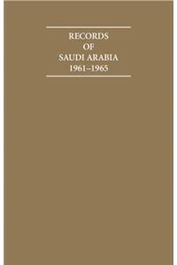 Records of Saudi Arabia 1961-1965 6 Volume Hardback Set