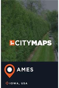 City Maps Ames Iowa, USA