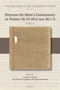 Didymus the Blind's Commentary on Psalms 26